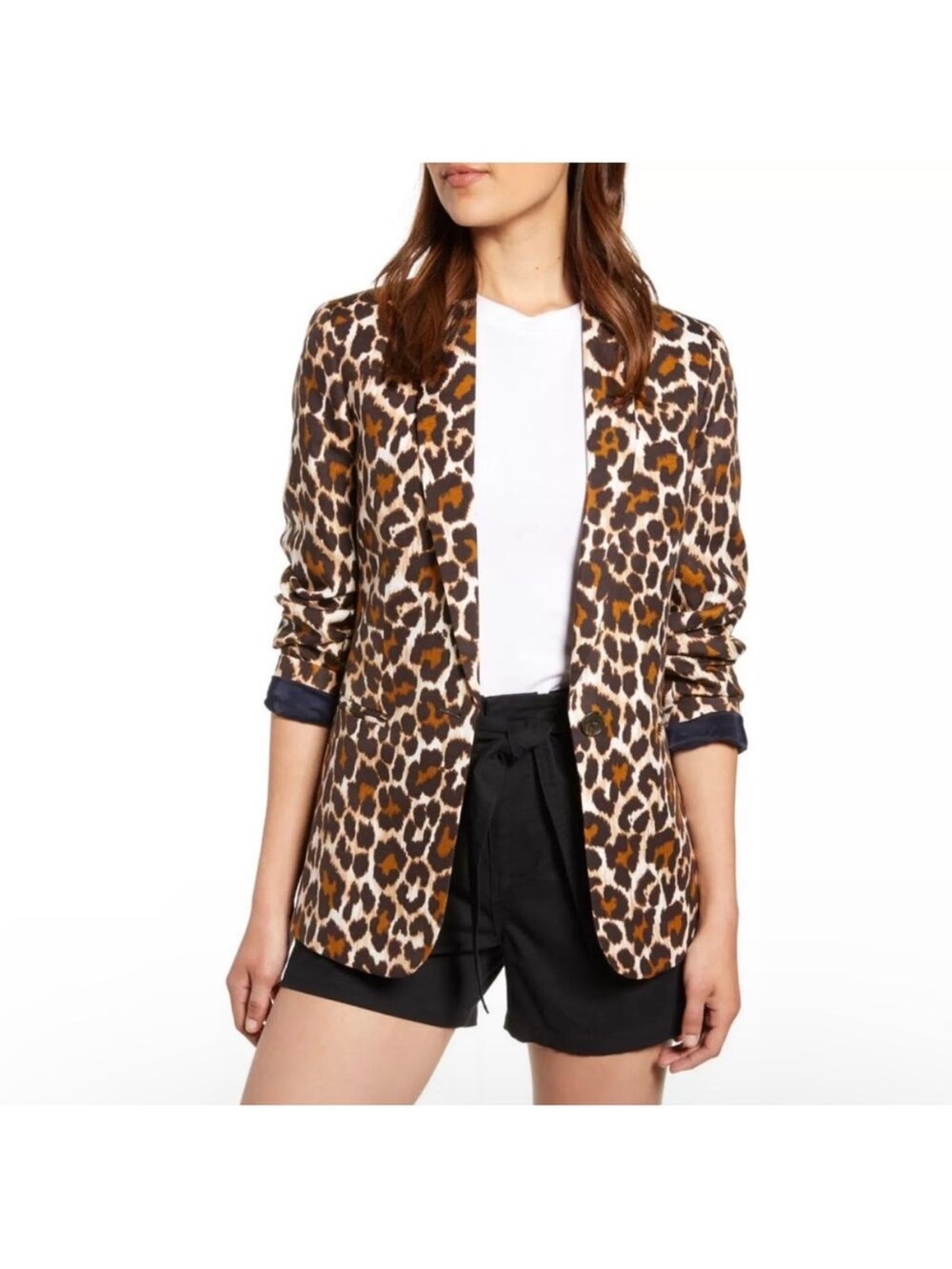 J.Crew Parke Cheetah Leopard Print Blazer